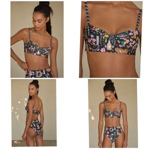 NWOT Agua Bendita Lauren Bikini Top